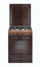 Плита газовая GEFEST 6100-01 0001 коричневая, проволочные направляющие